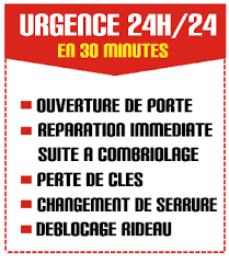 serrurerie depannage urgent