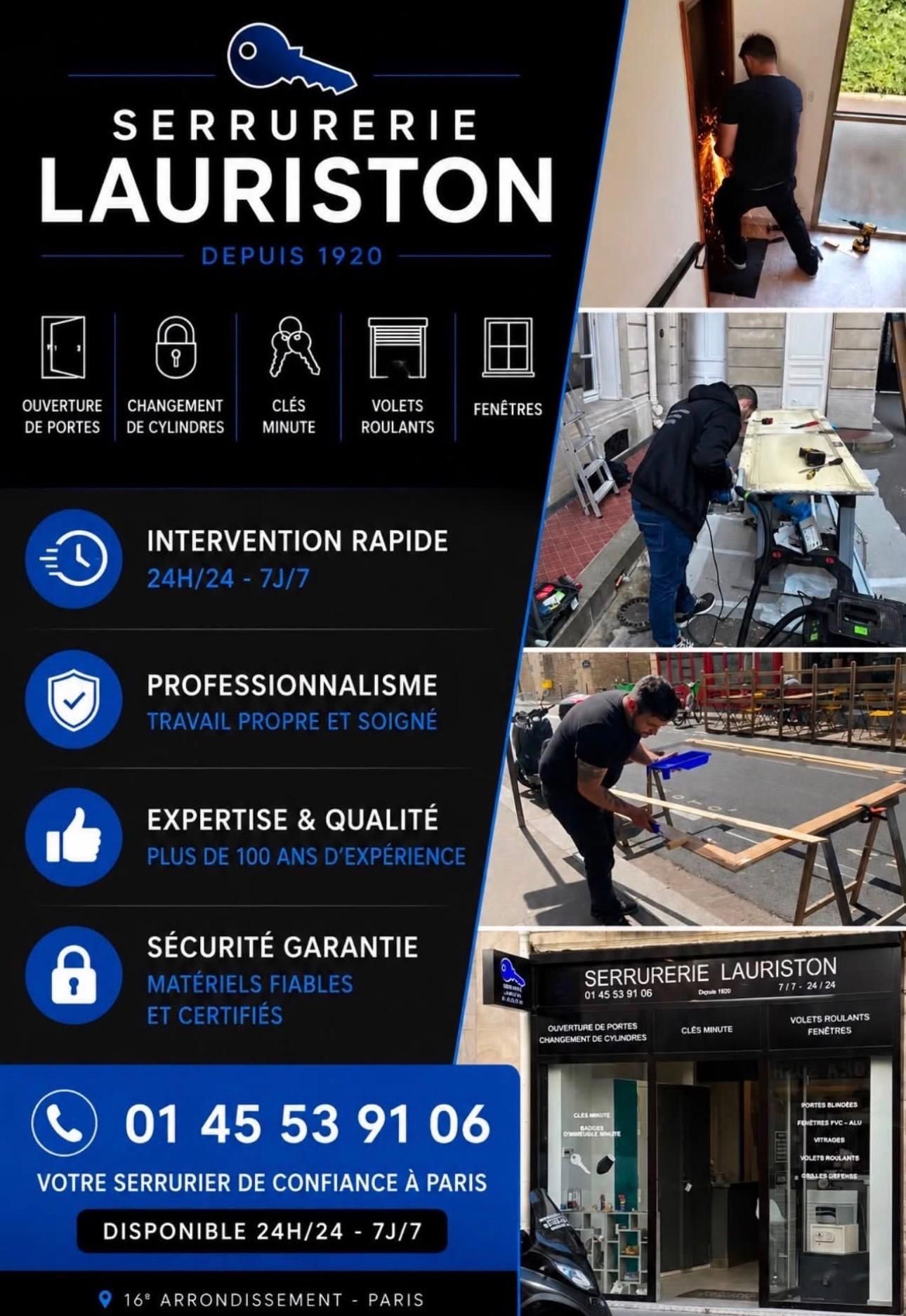 artisan serrurier paris